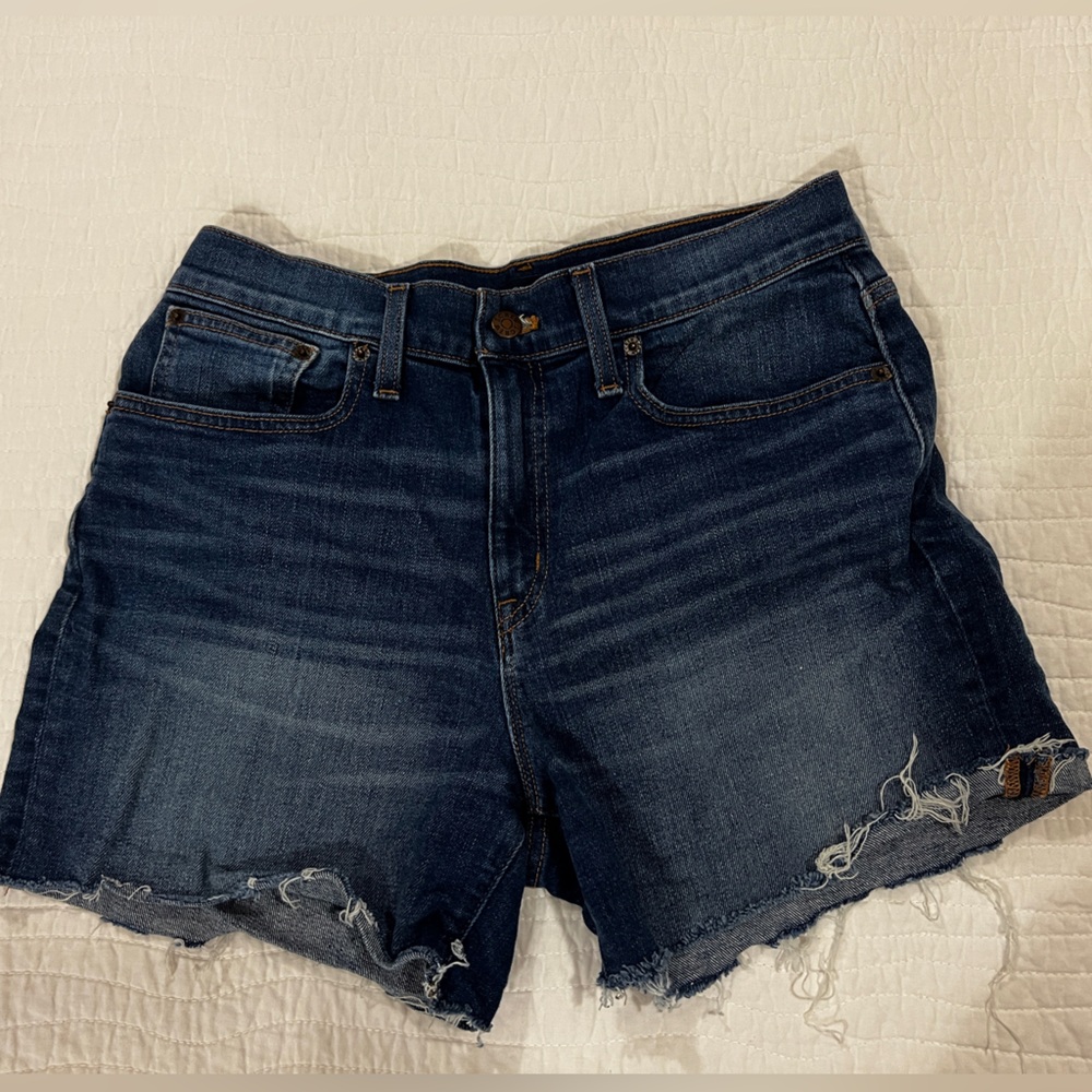 J. Crew Dark Blue Jean Shorts